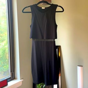 Garage Bodycon Dress in Black